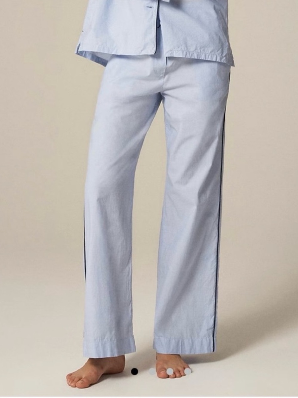 J. Crew Classic pajama pants in end-on-end cotton Cool Lilac ‼️pants only‼️